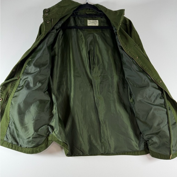 Universal Thread Size L Dark Green Full Zip Utility Military Field Jacket - Picture 5 of 11